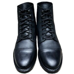 👢👜 THURSDAY BOOT CO. Lace-Up Combat Boots Black Leather Women’s 9.5